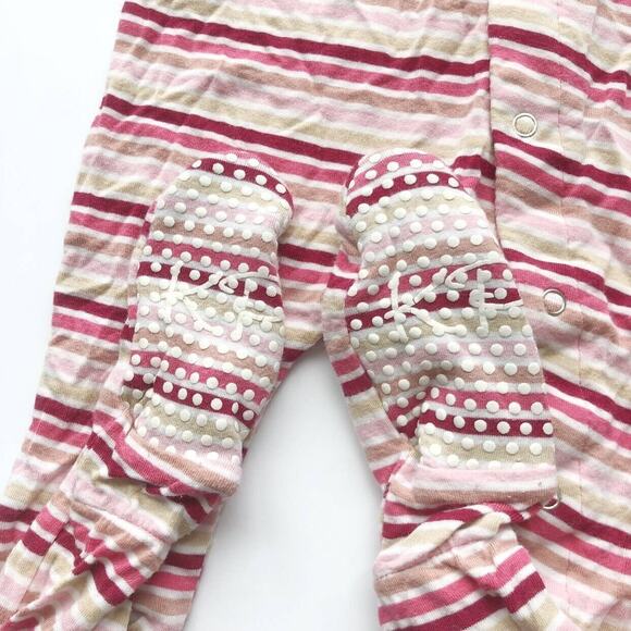 Kickee Pants Girl Forest Strip Footie - Picture 6 of 8